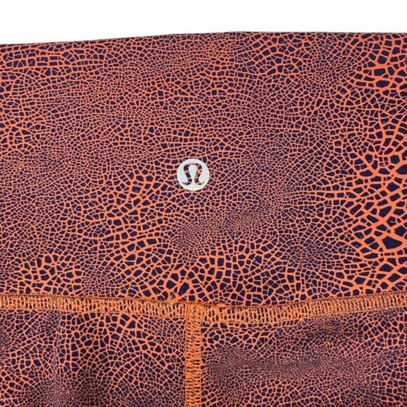 NWT LULULEMON Wunder Train High-Rise Tight 25" Size 2 Crackle Glaze Vintg Orange - Picture 9 of 9